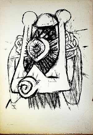 ROBERTO MATTA: original lithograph signed by the artist - 46/100 edition , 50 x 70 cm LITHOGRAPH
