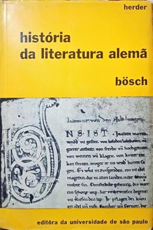 HISTÓRIA DA LITERATURA ALEMÃ.