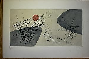 FERDINAND SPRINGER: original etching signed by the artist - X/XXV edition, 37 x 55 cm ETCHING