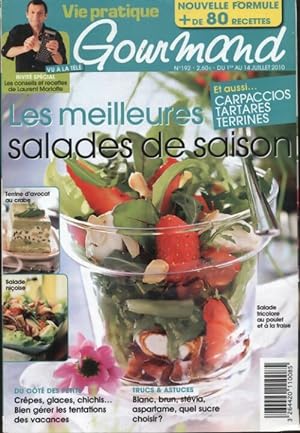 Gourmand n?192 : Les meilleures salades de saison - Collectif