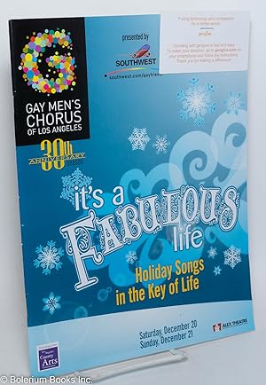 It's a Fabulous Life: Holiday songs in the key of life; 30th Anniversary Season, December 20 & 21...