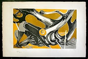 EDOUARD PIGNON: "Travail aux Champs", original lithograph by the artist - IV/LX edition, 38 x 56 ...