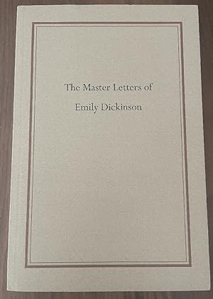 Master Letters of Emily Dickinson