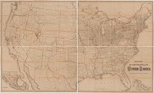 Colton's Intermediate Railroad Map of the United States