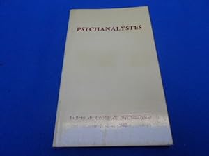 Psychanalystes. Bulletin du collège de psychanalystes. N°2. Mars 1982