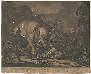 [Set of Four Allegorical Mezzotints of the Continents] America. Europa. Africa. Asia.