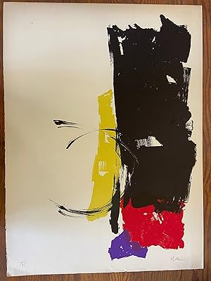 JEAN MIOTTE: Original lithograph, 40/95 edition - 52 x 76 cm, signbed by the artist