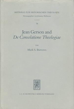 Jean Gerson and "De Consolatione Theologiae"