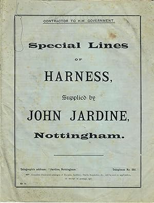 Special Lines of Harness, Supplied by John Jardine, Nottingham; [Catalogue] No. 31