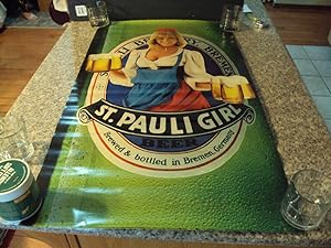 Vintage St. Pauli Girl Beer Poster 1983 22 X 39