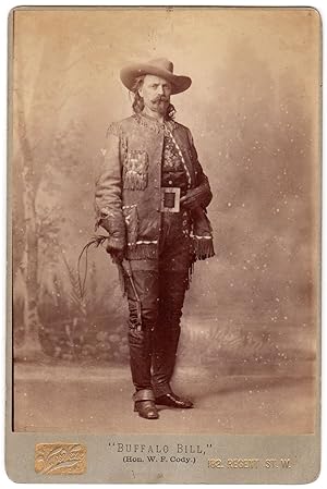 "Buffalo Bill," (Hon. W. F. Cody). [Cabinet Card]