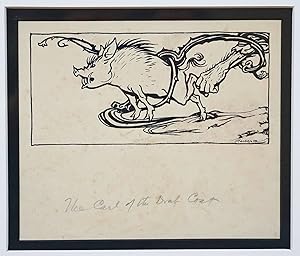 ARTHUR RACKHAM ~ ORIGINAL PUBLISHED SIGNED PEN AND INK ART~ IRISH FOLK TALES