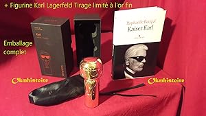kaiser Karl ------------- + 1 Figurine Karl Lagerfeld Tirage limité à l'or fin de Lucie Kaas