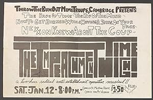Throw the Bum Out Mime Troupe, Cambridge, presents The Rape of Time, or The Rip of the Mind, or H...