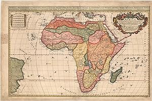 Africa Divided According to the Extent of Its Principall Parts in Which Are Distinguished One fro...