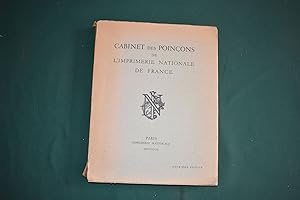 Cabinet des poinc?ons de l'Imprimerie Nationale de France. [Foreword is signed "R.B." (Raymond Bl...