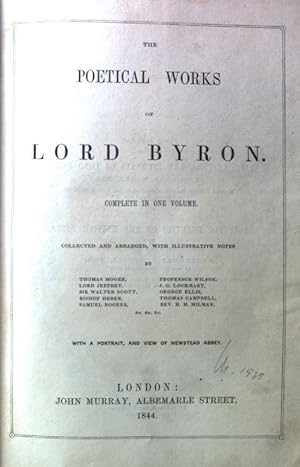The poetical Works; Byron's Works. Complete in one Volume;