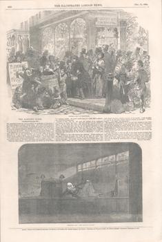 Grocer's Shop at Christmas; Christmas Day-The Banker's Clerk. From December 25, 1852 issue of The...