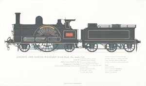 London and North Western Railway No. 3020. 'Cornwall'. Built at Crewe Works in 1847. Designed by ...