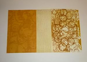 Triptych in caramel. First edition of the lithograph.