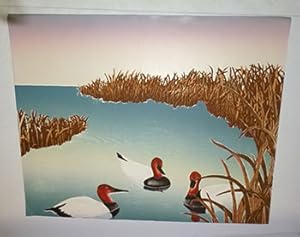 Canvasbacks. First edition of the serigraph.