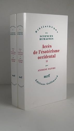 Accès de l'ésotérisme occidental I-II (1-2). 2 Volumes
