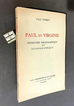Paul et Virginie. Répertoire bibliographique et iconographique.