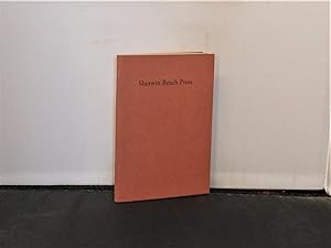 Catalogue of the Books of the Sherwin Beach Press with 8 colour postcards of the works of the Press