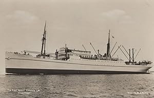 MS Lalandia Denmark East Asiatic Company Rare Ship Postcard