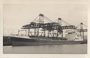 Sagamore Motor Vessel Glasgow Built Ship Vintage Rare Photo