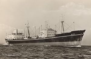 MS Beira Ship Denmark East Asiatic Company Rare RPC Postcard