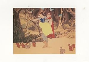 Snow White Happy Ever After Film Song Disney Rare Postcard