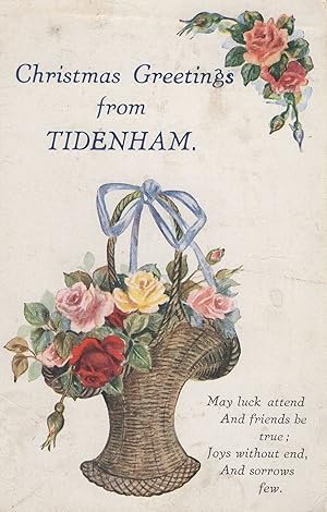 Greetings From Tidenham Gloucester Antique Postcard