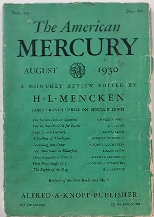 The American Mercury. August 1930