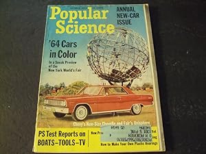 Popular Science Oct 1963 New York's World's Fair, New Car Issue