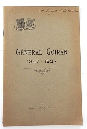 Général Goiran 1847-1927.