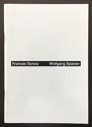 PETER MERTES STIPENDIUM 1993: Frances Scholz/Wolfgang Spanier