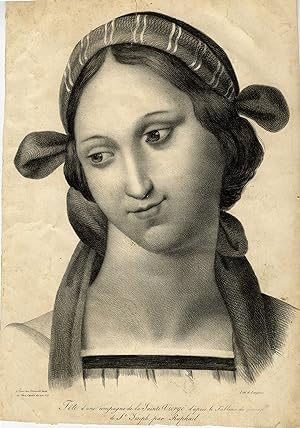 Head of a Companion of the Blessed Virgin (after Raffaello Sanzio)