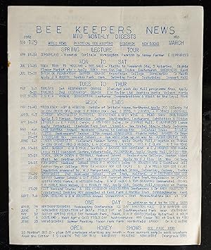 Bee Keepers News Digests Mid March1962 No.129 World News Practical Bee Keeping Research New Ideas6
