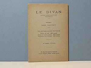 Le Divan, n° 277