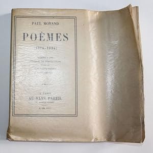Poèmes (1914-1924), Lampes à arc, feuilles de température suivis de vingt -cinq poèmes sans oiseaux.