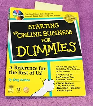 Starting An Online Business For Dummies?