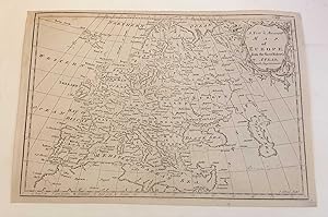 New Accurate Map of Europe, c.1759 Original Map Engraving