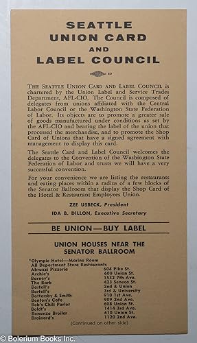 Seattle Union Card and Label Council