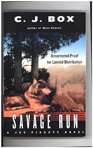 Savage Run / A Joe Pickett novel (SIGNED ARC)
