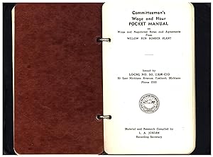 Committeeman's Wage and Hour Pocket Manual on Wage and Negotiated Rates and Agreements from Willo...