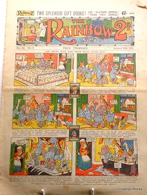 The Rainbow Comic, October 15th 1921. Tiger Tim British Comic Golden era