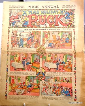 Puck. British comic for December 31st, 1932. Xmas Holiday issue. Rin-Tin-Tin inside.