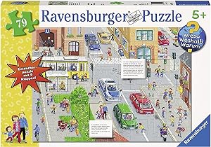 Ravensburger 05507 - WWW Wieso  Weshalb  Warum : Achtung im Straßenverkehr! - Puzzle, 79 Teile