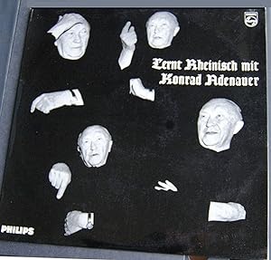 Lernt Rheinisch mit Konrad Adenauer 1964 PHILIPS # S 48 034 L Ein Sprachkurs in sieben Lektionen ...